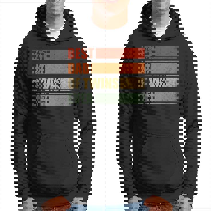Hombre Padre De Gemelos Retro Papá Gemelo Papá De Mellizos Sudadera