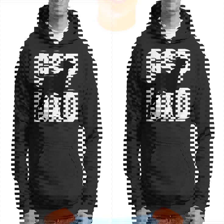 Hombre Puntero Inglés De Pelo Corto Regalo Gsp Dad Silhouette Sudadera