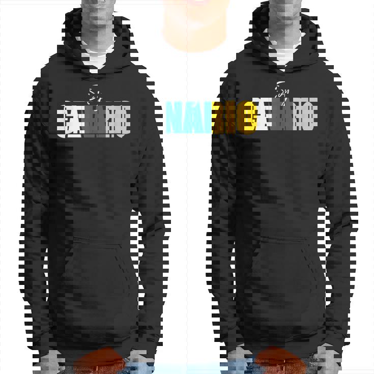 Hombre Soy Canario Diseño Con La Bandera De Canarias Sudadera