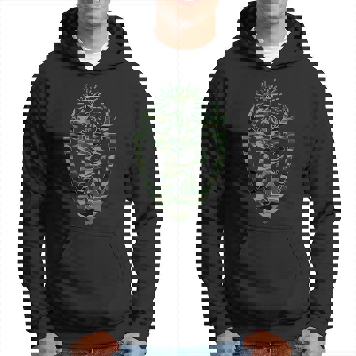 Hubert Hubertus Patron De Saint Des Chasseurs De Cerf Camo Homme Sweat à capuche