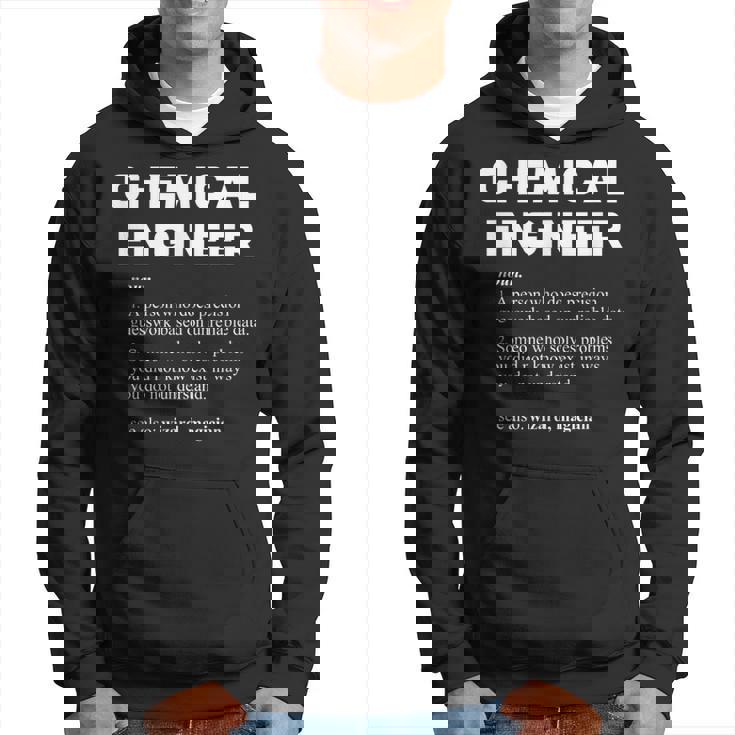 Ingeniero Químico Divertida Definición De Diccionario Sudadera
