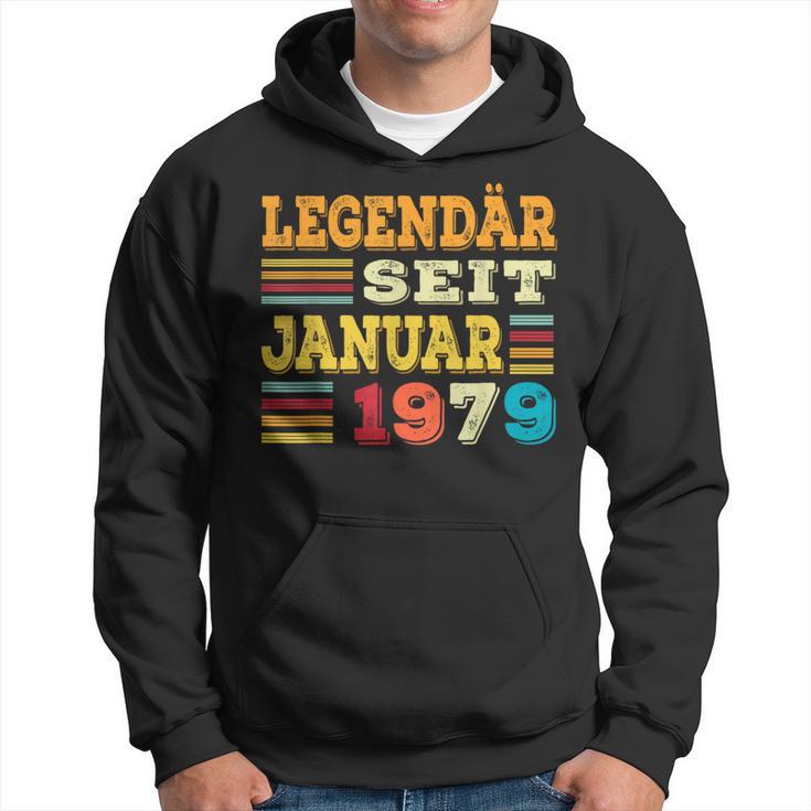 Januar 1979 Lustige Geschenke 46 Geburtstag Kapuzenpullover