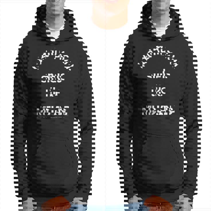 Je Parie Que Mon Âme Sent Comme Laille Natale De Midland Texas Sweat à capuche