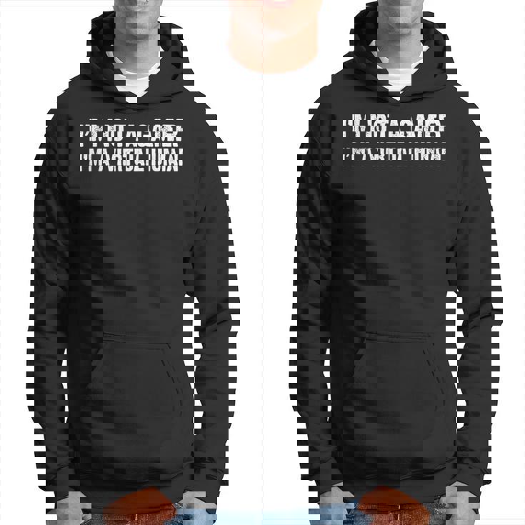 Juego Divertido No Soy Un Gamer Soy Unideojuegos Humanosirtuales Sudadera