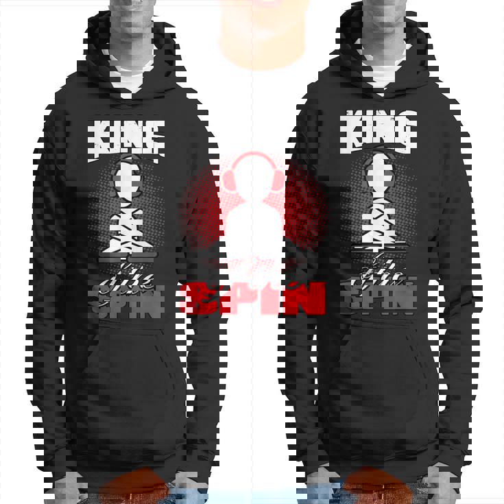 King Of The Spin Edm Dj Music Lover Sudadera