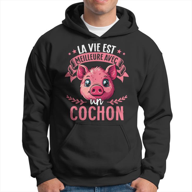 Laie Est Meilleure Avec Un Cochon Amoureux Des Cochons Sweat à capuche