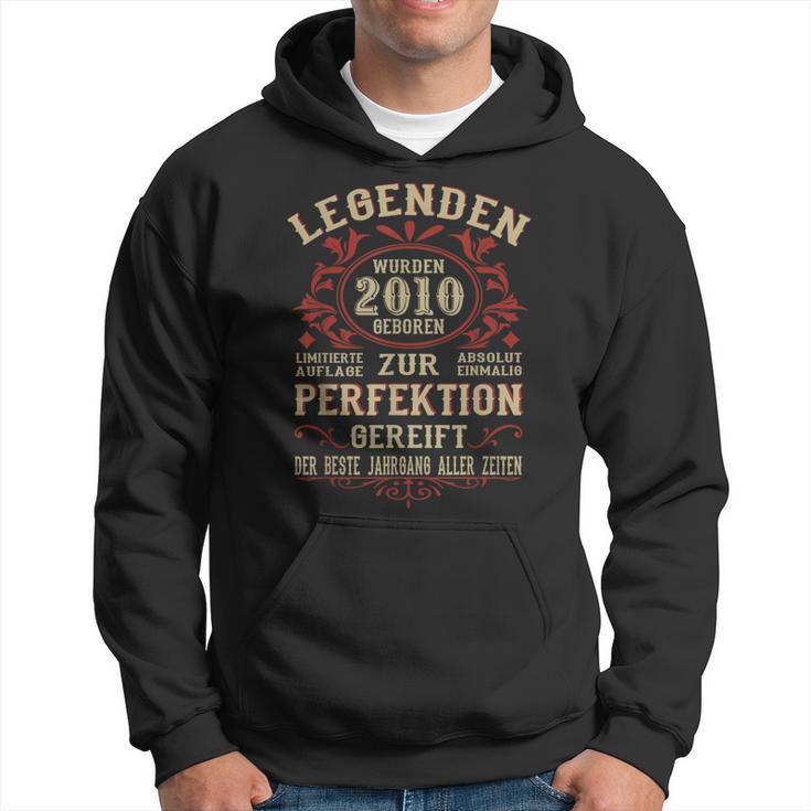 Legends 2010 Born intage 2010 Birthday Kapuzenpullover