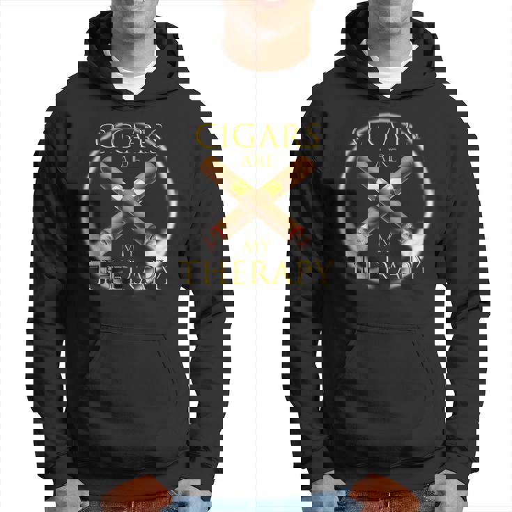 Les Cigares Amusants Sont Ma Thérapie Cadeau Du Fumeur De Ci Sweat à capuche
