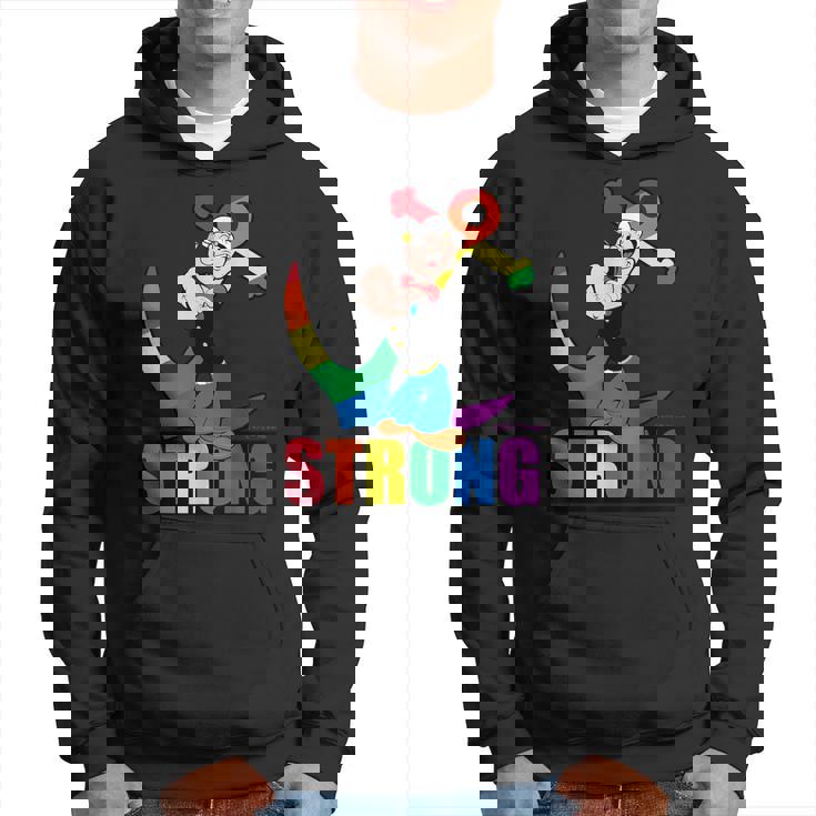 Lgbtqia Pride Popeye Fuerte Sudadera