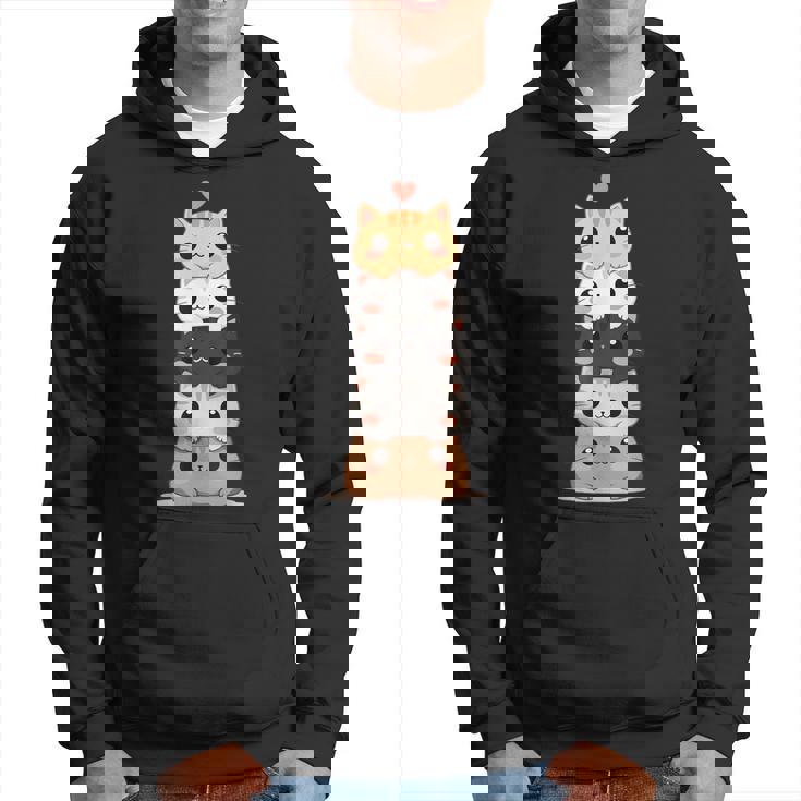 Lindos Gatos Niños Y Gatitos Amante De Los Gatos Anime Y Kawaii Gato Sudadera