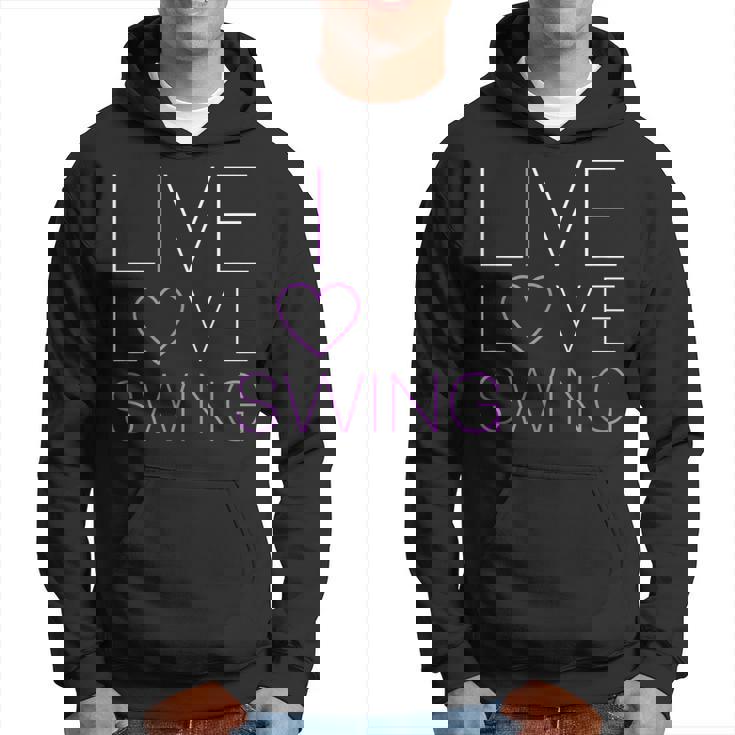 Live Love Swing Swing Bailarín Sudadera