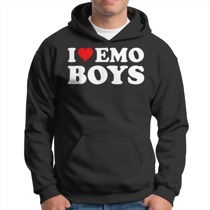 I Love Emo Boys Kapuzenpullover