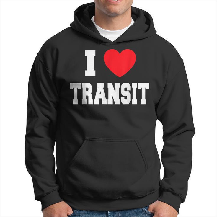 I Love Transit Kapuzenpullover