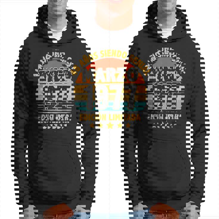 Marzo 1977 48 Años Hombre Cumpleaños Regalo Marzo 1977 Sudadera