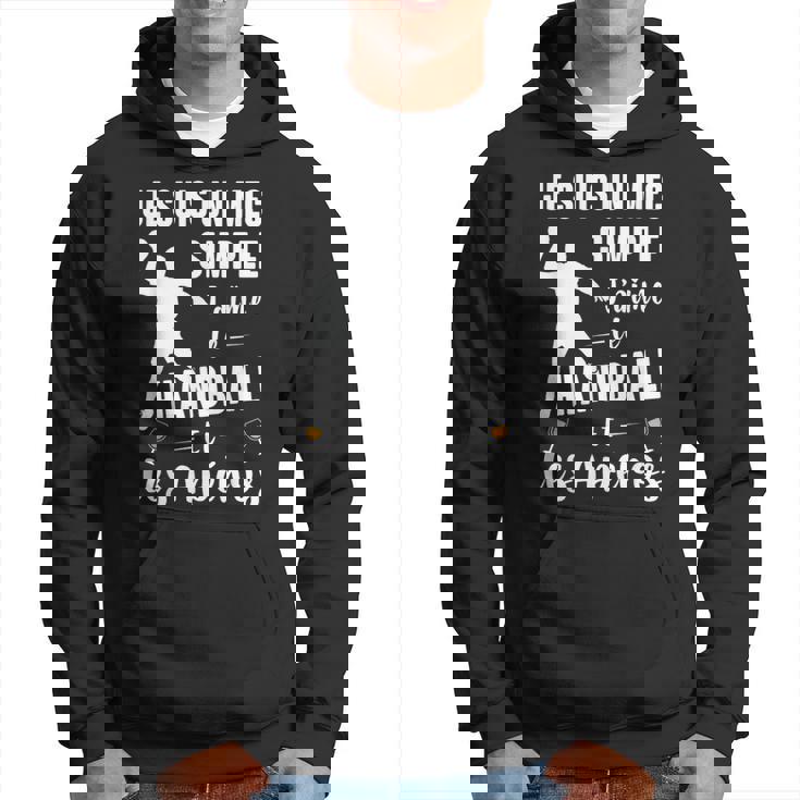 Mec Simple J'aime Le Handball Apéro Handballeur Humour Noël Sweat à capuche