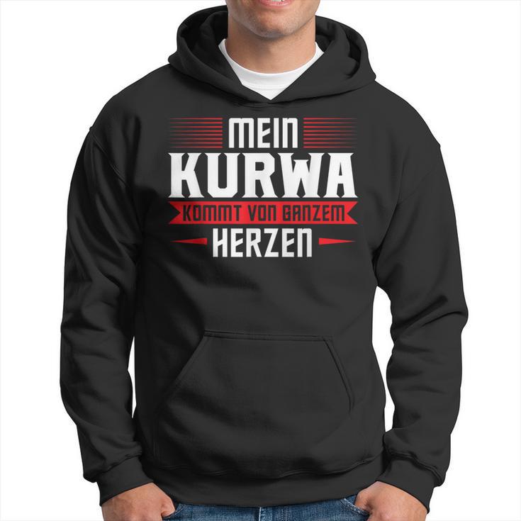 Mein Kurwa Kommton Ganzem Herz Polen Kurwa Kapuzenpullover