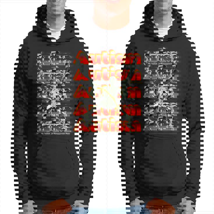 Meme Autism Skeleton Sudadera
