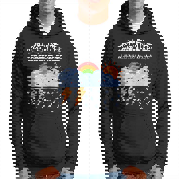 Météo Texas Drôle Kawaii Sweat à capuche