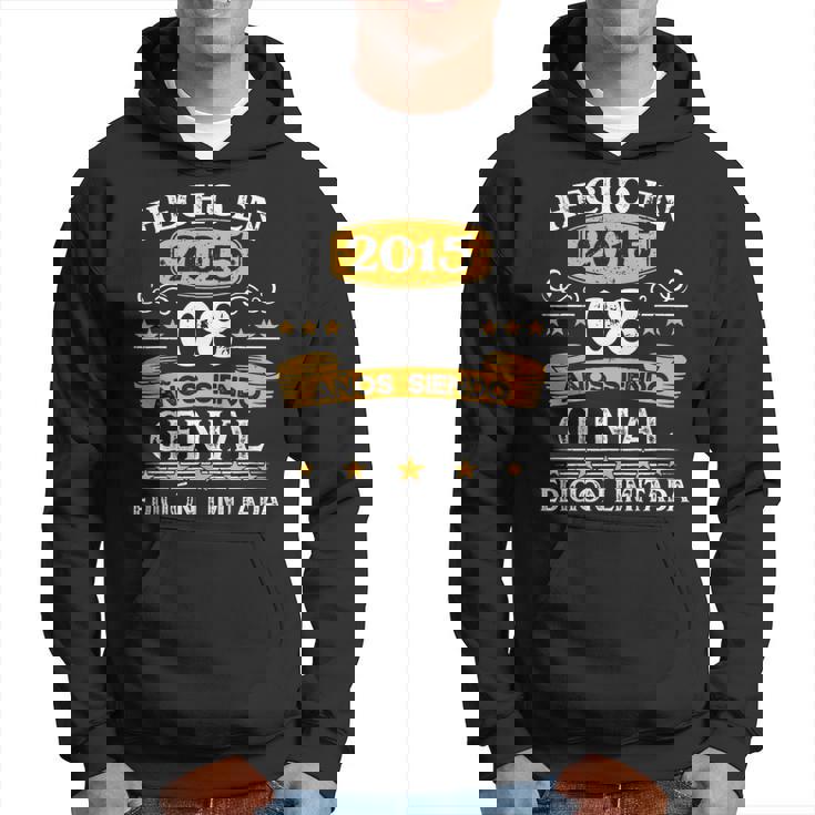 Niños 8 Años Cumpleaños Regalo Niño Hecho En 2015 Hecho En 2015 Sudadera