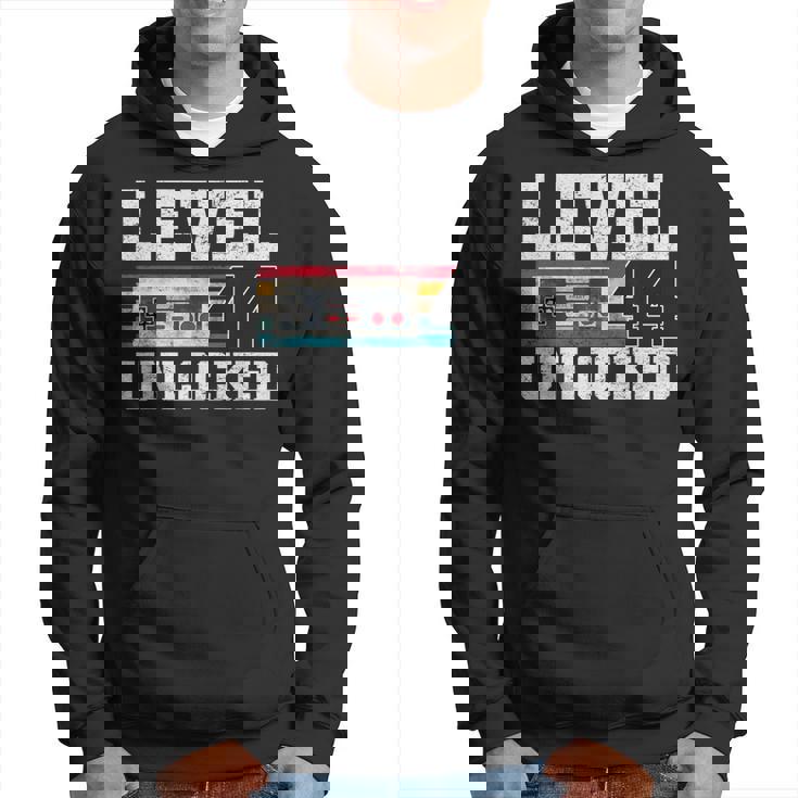 Nivel 44 Desbloqueado 44 Años Regaloideo Gamer 44 Cumpleaños Sudadera