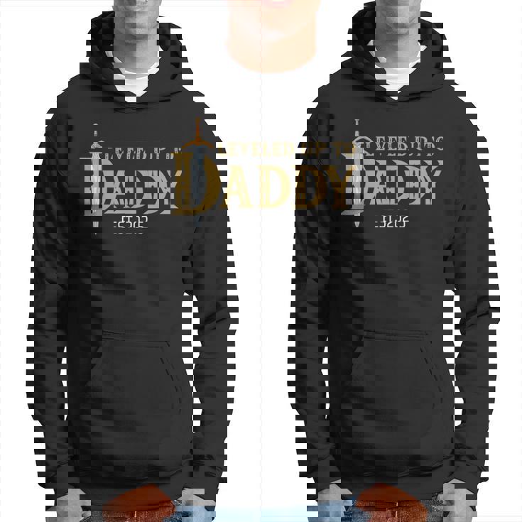 Nivelado Hasta Papá Est 2025 Nivel Desbloqueado Papá Gaming Sudadera
