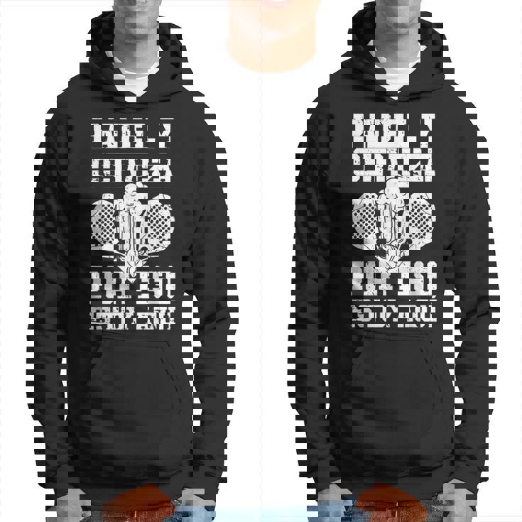 Pádel Padelista Pala Tenis Padel Y Cerveza Sudadera