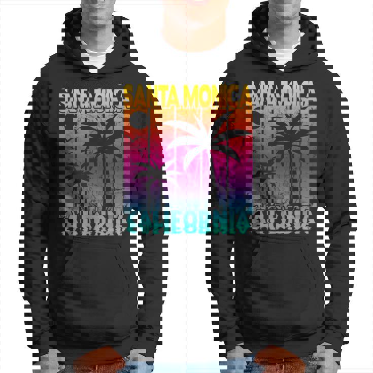 Palmiers Santa Monica California Sweat à capuche