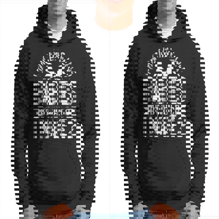 Papá Gemelos Mellizos Padre Sudadera