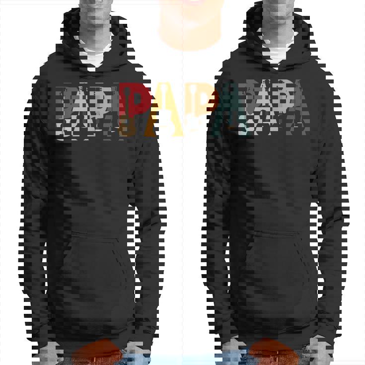 Papa Guitar Idea De Regalo Del Día Del Padre Para Papá Guitarra Sudadera