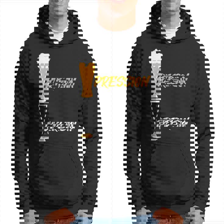 Pression Depression Bière Apéro Fête Bar Nouvel An Cadeau Sweat à capuche