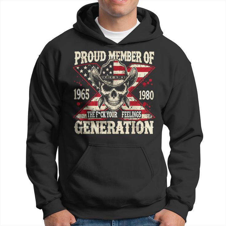 Proud Member Of 1965 1980 Generation Kapuzenpullover