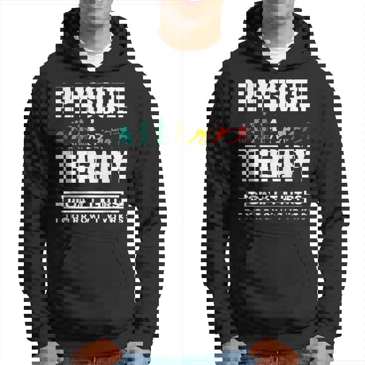Pt Physical Therapy Assistant Therapist s Asistente De Fisioterapeuta -Adultos Negra Manga Larga Regular Fit One Size S Sudadera