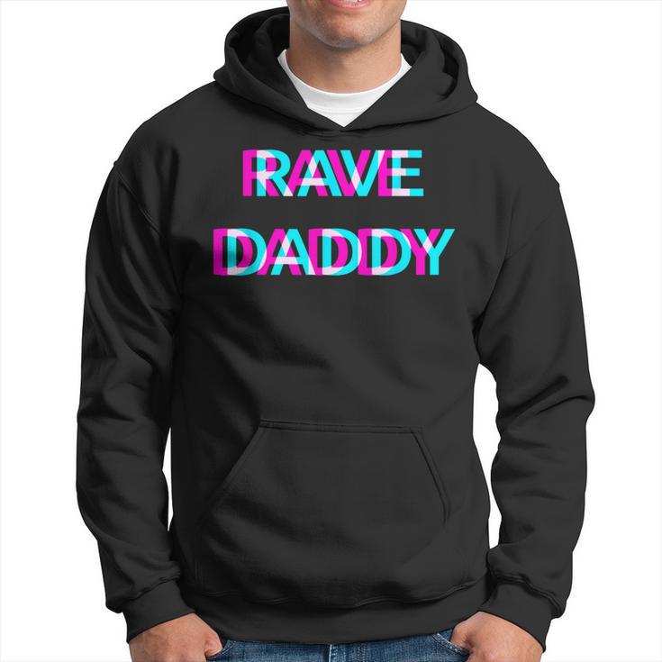 Rave Daddy Techno Edm Music Festival Father Dad Raver Kapuzenpullover