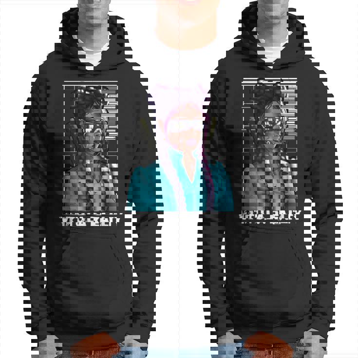 Realidadirtual Japonés Samurai Katana Chica Gamer Gaming Sudadera