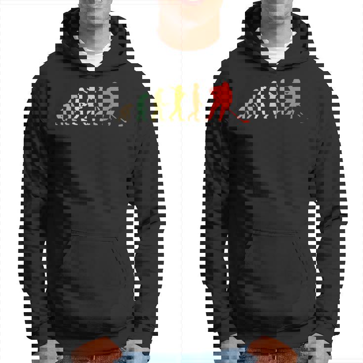 Regalo Para Jugadores De Hockey Sobre Hielo Evolución Retro Sudadera