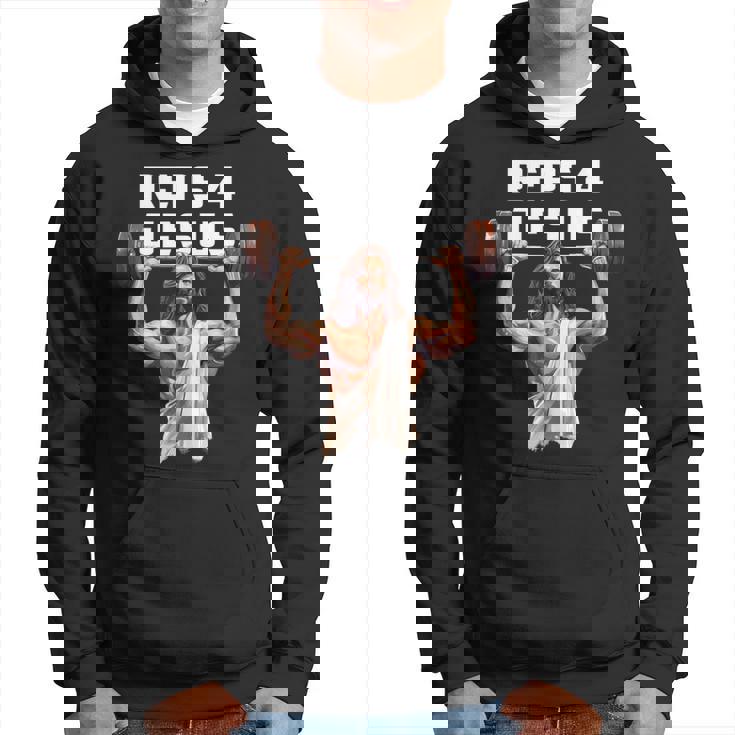 Reps 4 Jesús En El Gimnasio Reps 4 Jesus In The Gym Sin Mangas Sudadera