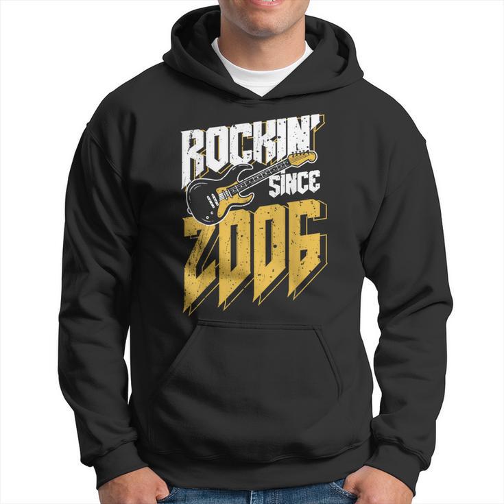 Rockin' Since 2006Intage Rock Music Fan 17Th Birthday Kapuzenpullover