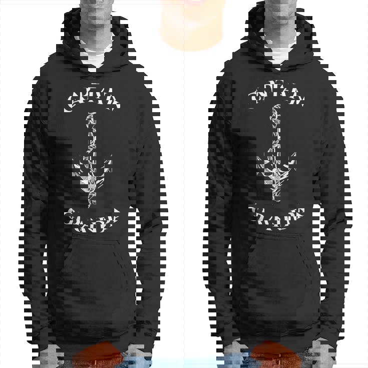 Sailing Captain Grandpa Sailor Boat Boat Anchor Sea Sudadera