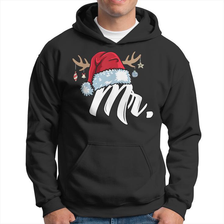 Santa Claus Hat Mr Partner Outfit For Christmas Kapuzenpullover