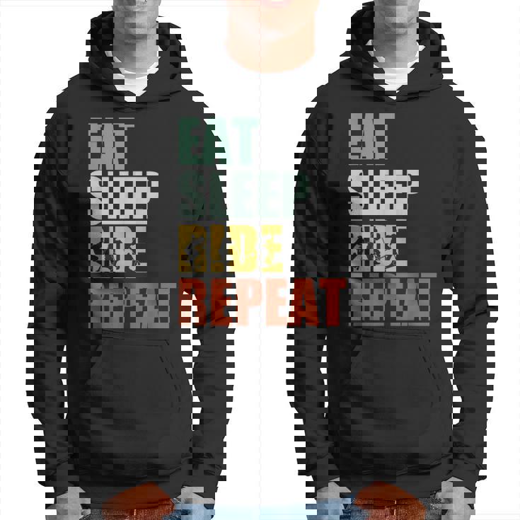 Scooter & Patinete Skater Regalo Eat Sleep Ride Repeat Sudadera