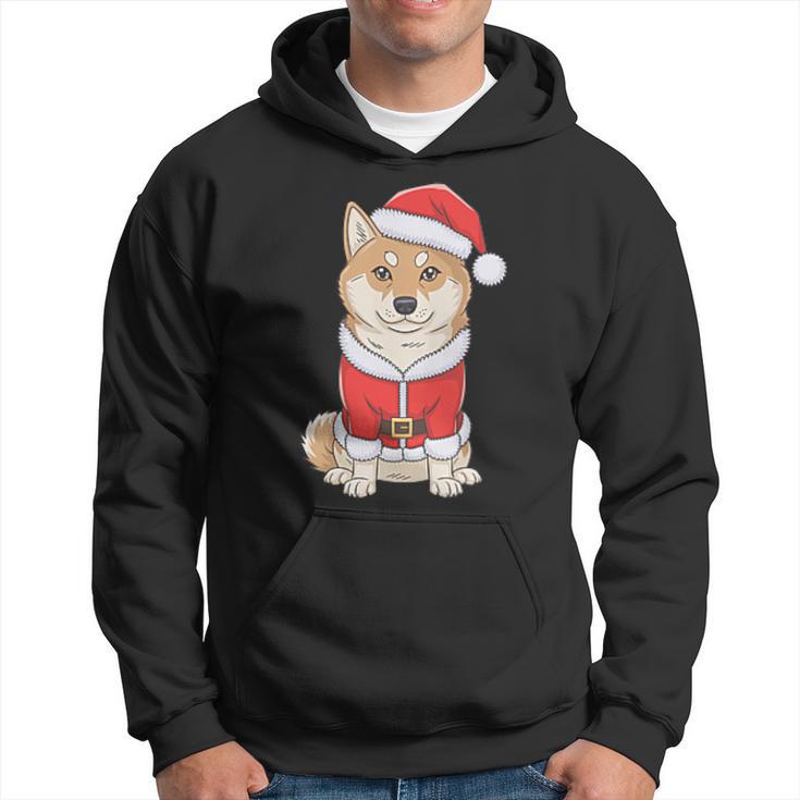 Shiba Inu Santa Claus Christmas Kapuzenpullover