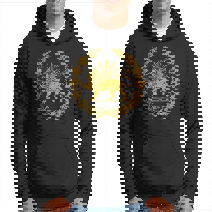 Shir O Khorshid Lion Et Soleil Symbole De La Persie Sweat à capuche