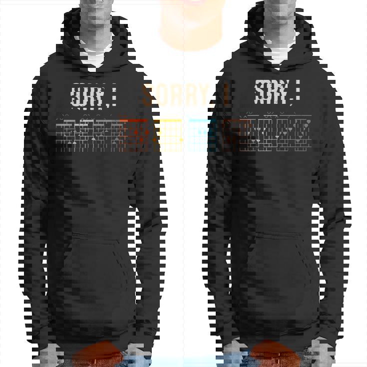 Sorry I Dgaf Guitarra Acordes Divertido Guitarraintage Sudadera
