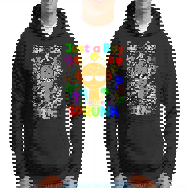Sprunki Boys Oren Just A Boy Who Loves Sprunki Sudadera