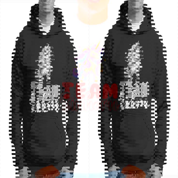 Team Einhorn Lustiges Familie Damen Herren Kinder Kapuzenpullover