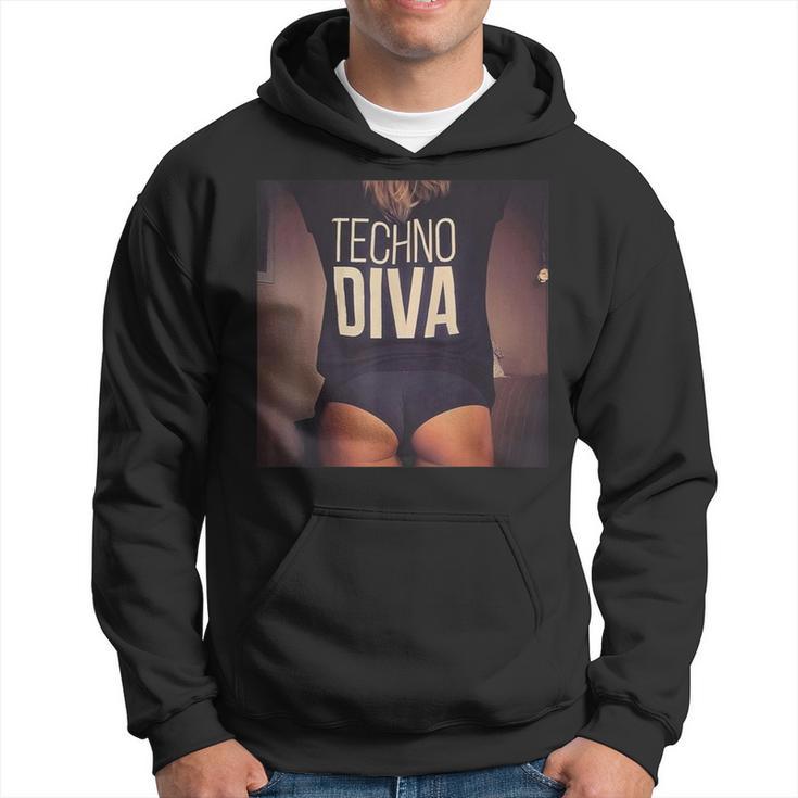 Techno Diva Cool Techno Dance Disco Edm Kapuzenpullover