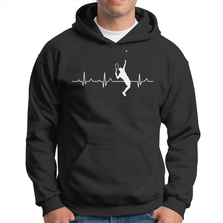 Tennis Player Tennis Racket Tennis Heartbeat Kapuzenpullover