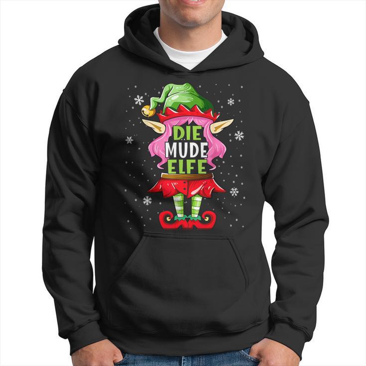 Tired Elf Outfit Christmas Family Christmas Kapuzenpullover