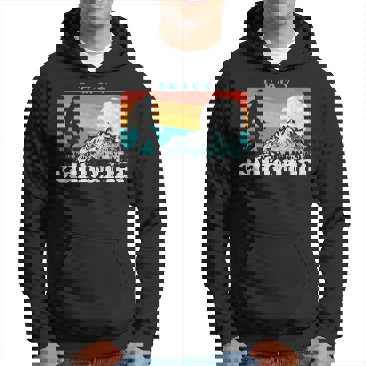 Tracy California Retro 80S Bigfoot Mountains Sweat à capuche