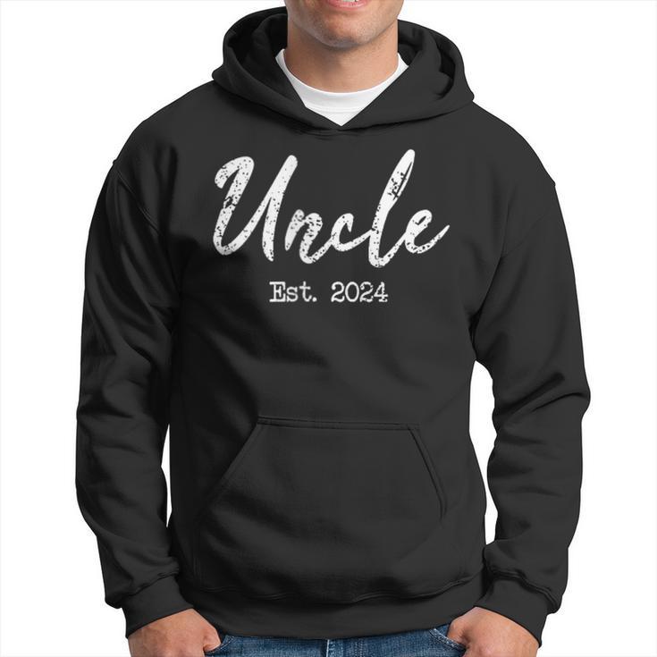 Uncle To Be 2024 Uncle Est 2024 For Uncle Kapuzenpullover